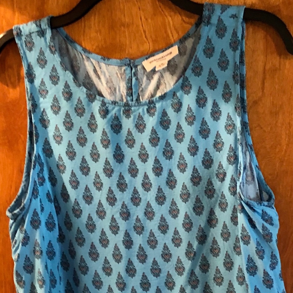 Sleeveless summer cotton dress